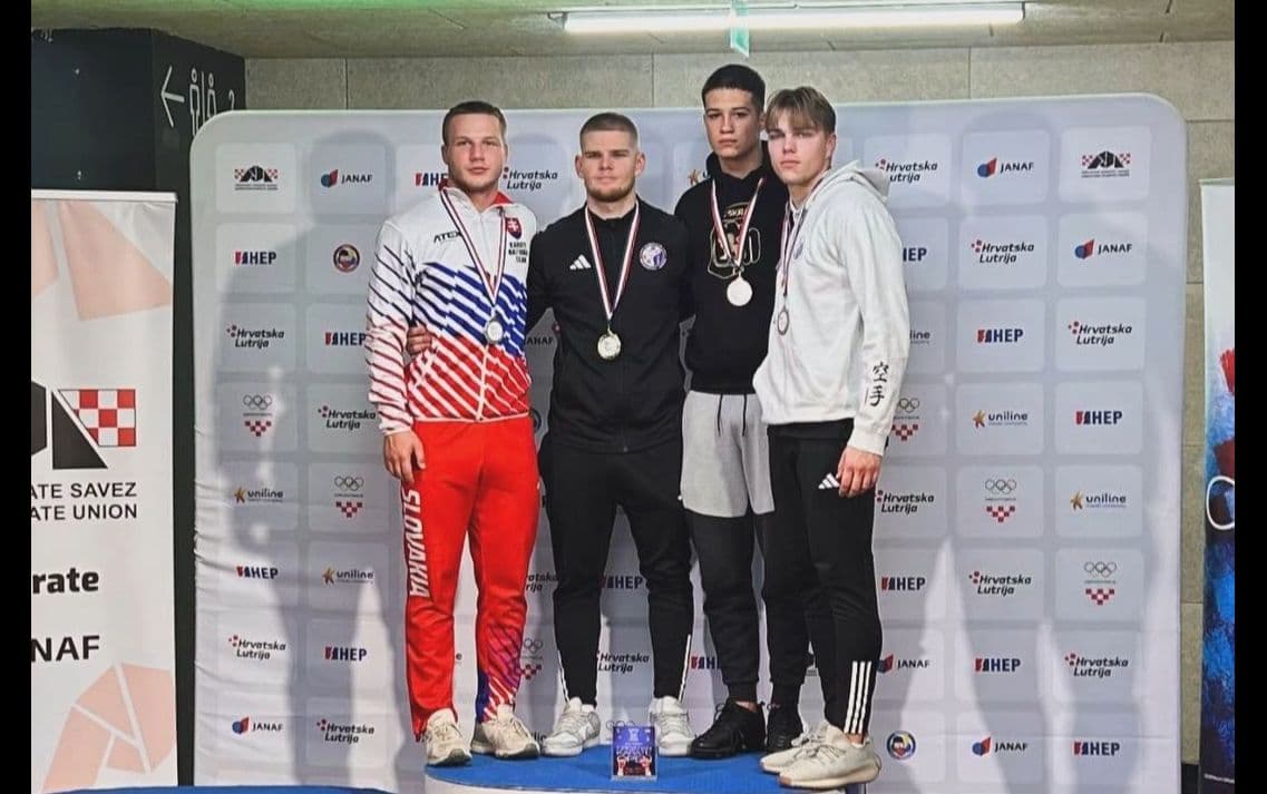 Lukáš Bohunický získal striebro na 24th Croatian Karate Open
