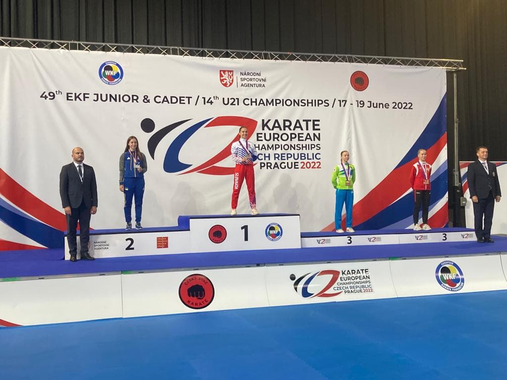 Nina Kvasnicová je majsterka Európy v karate