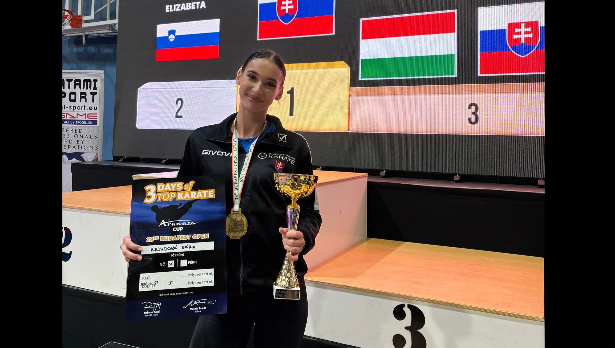 Zlatý úspech pre Slovensko na Budapest OPEN 2025