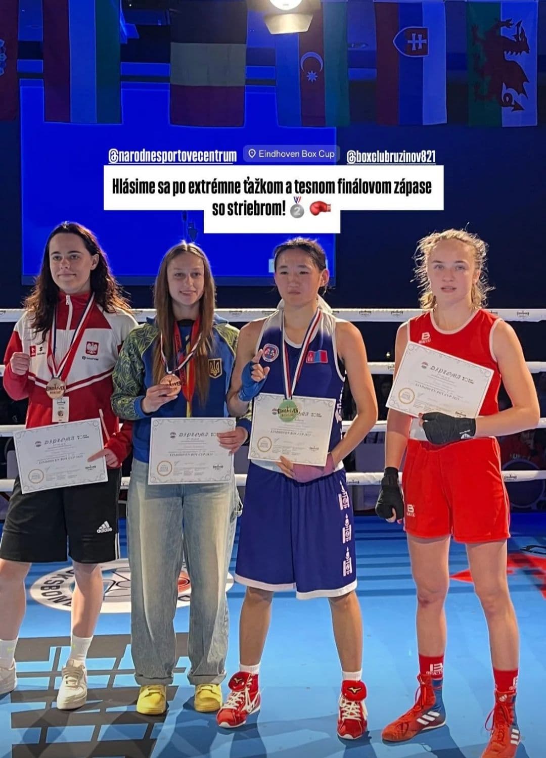 Nicole Ďuríková z Eindhoven Cupu si odniesla striebro