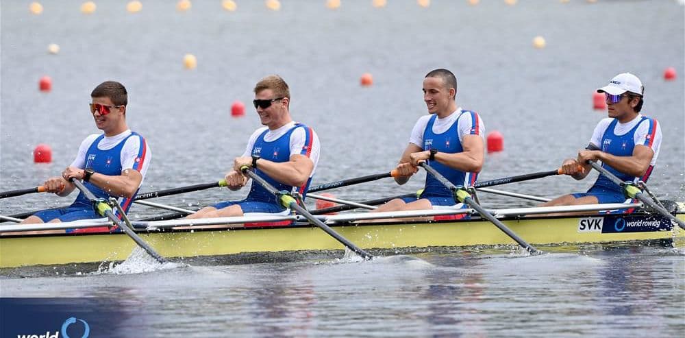 Slovenská párová štvorka do 23 rokov uzavrela MS s kvalitným výkonom, Jurga, Žemla a Šimek z NŠC potvrdili svoj potenciál
