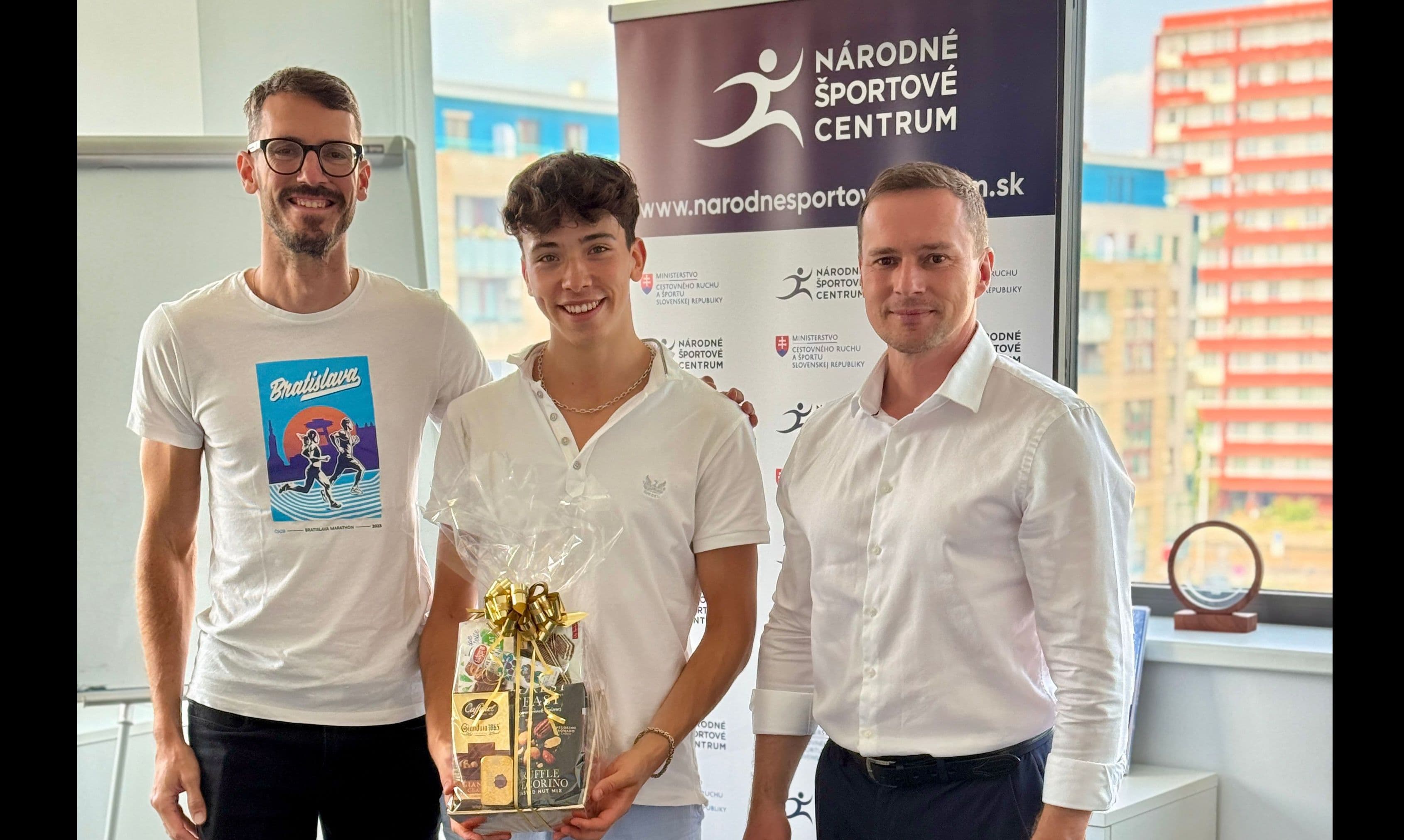 Riaditeľ Národného športového centra prijal majstra Európy Matúša Troppa