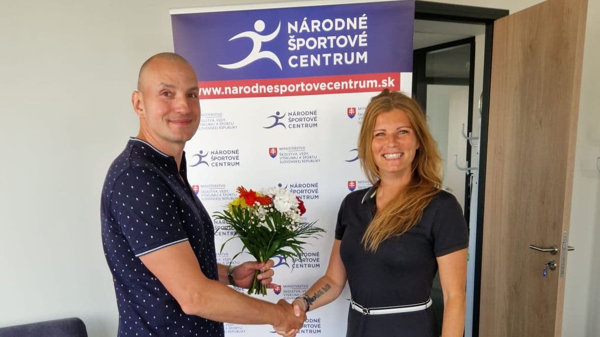 Riaditeľ Národného športového centra osobne pogratuloval Slovenke roka 2022