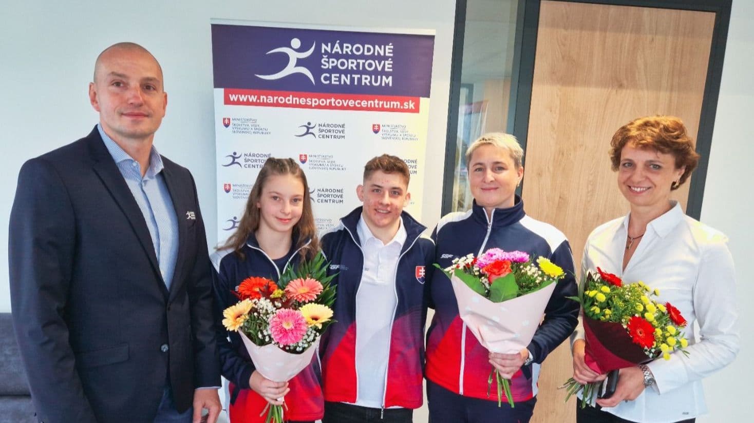 V Národnom športovom centre sme privítali Luciu Dobrockú a Olivera Kasalu