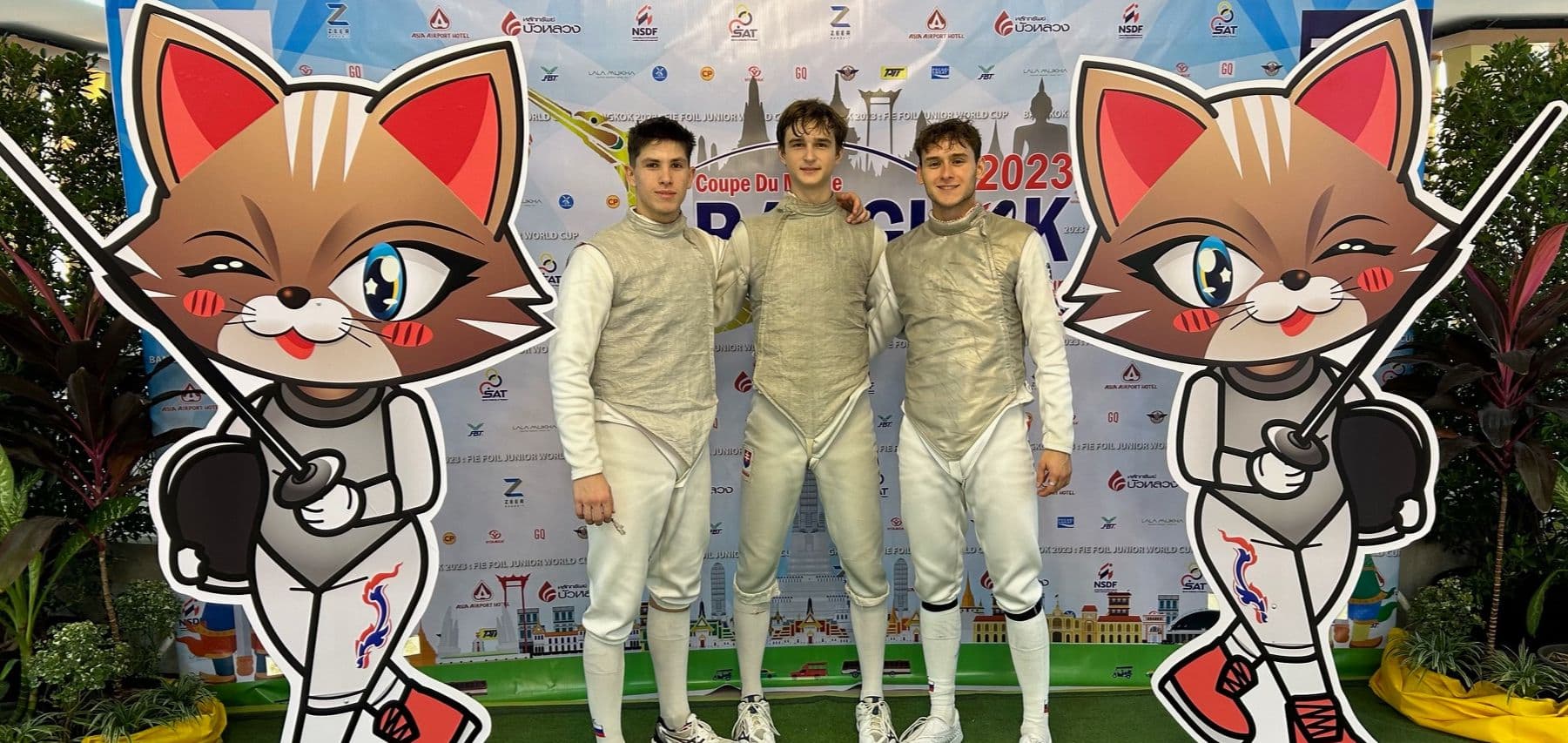 7. miesto pre našich juniorov vo fleurete na Svetovom pohári v Bangkoku