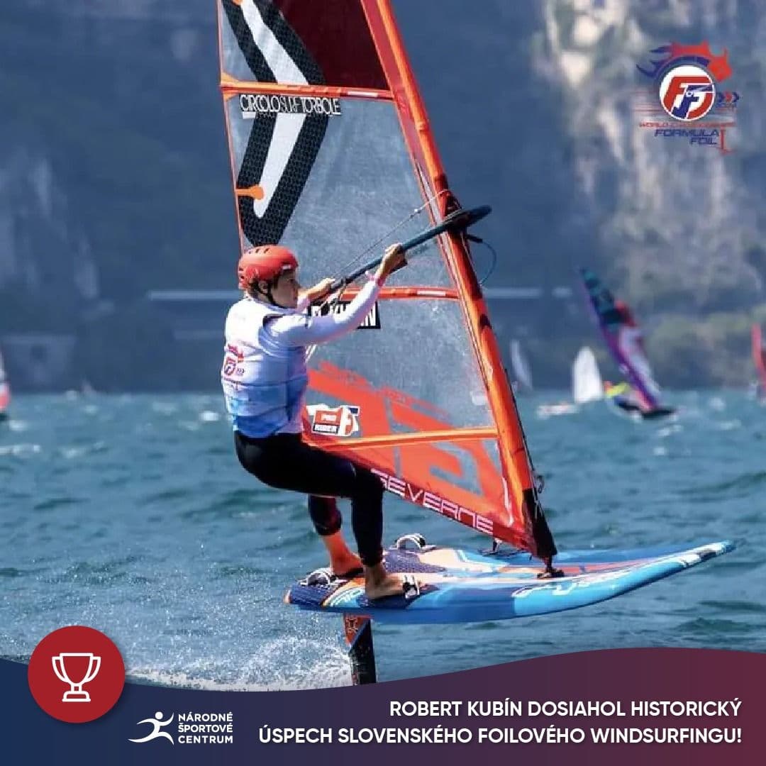 Robert Kubín dosiahol historický úspech na Majstrovstvách sveta  Formula Windsurfing Foil