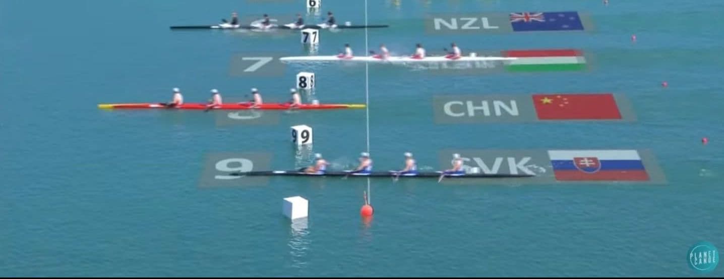 Slovenský štvorkajak vybojoval 5. miesto na MS!