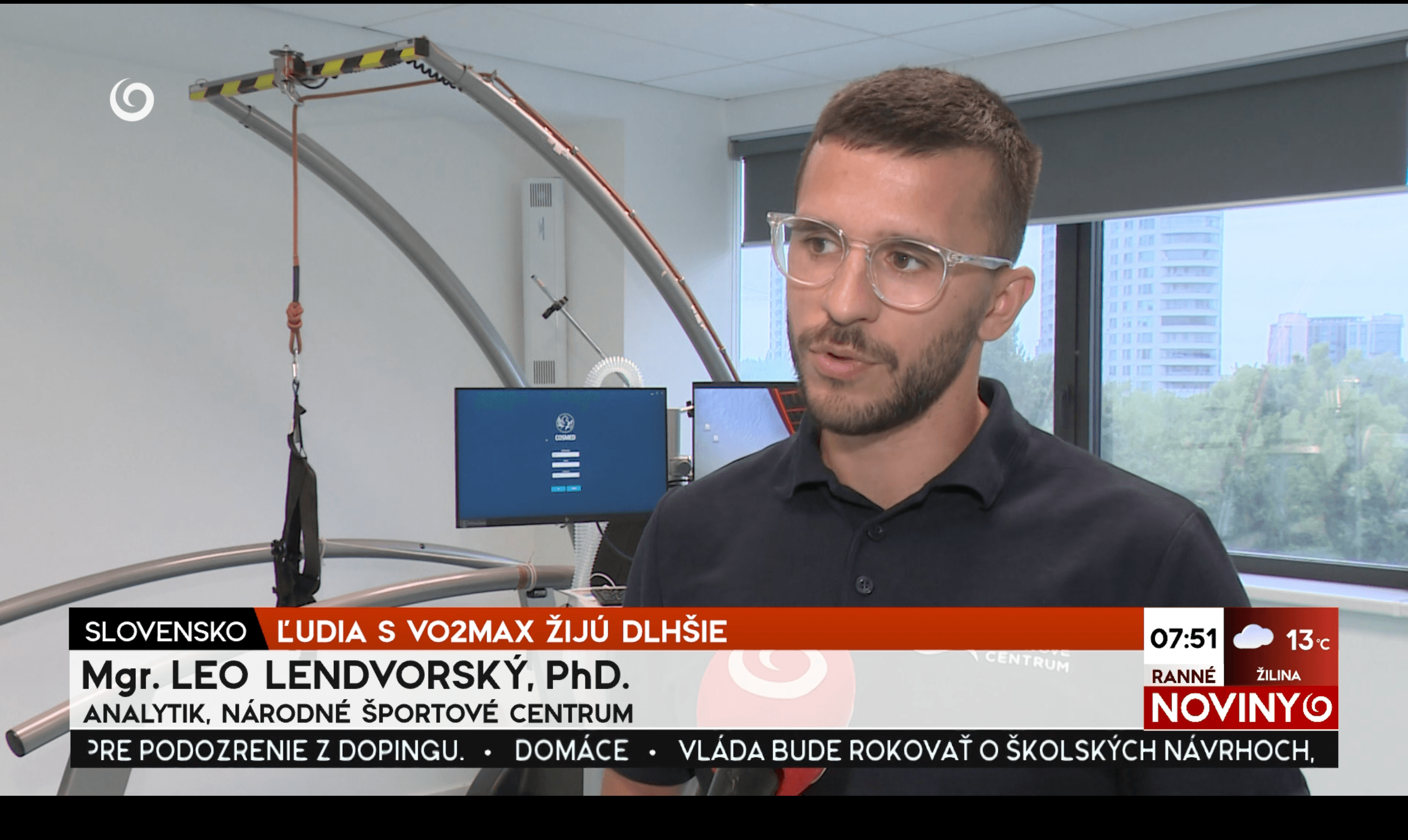 Ranné noviny JOJ - Diagnostika NŠC a VO2MAX