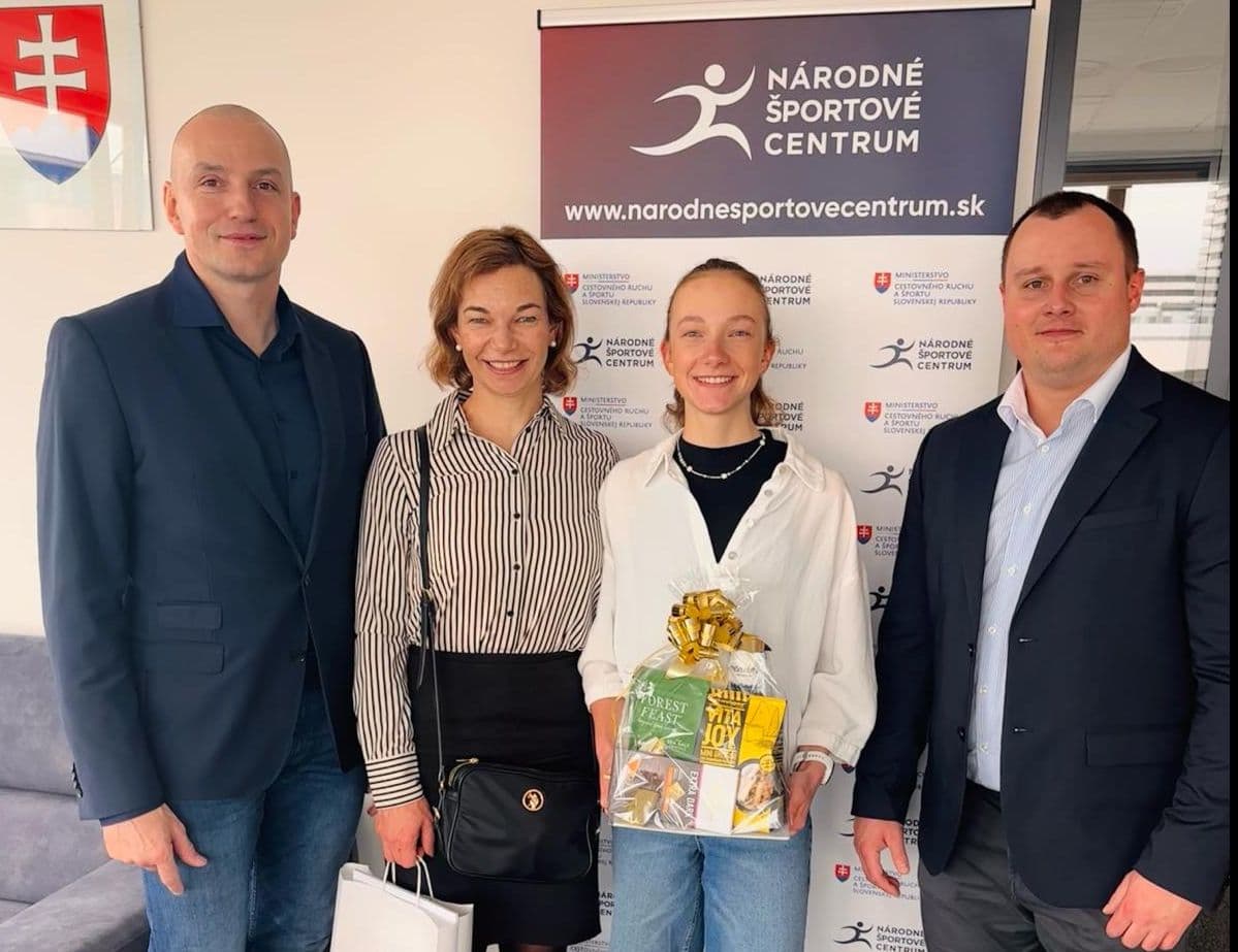 V NŠC sme poblahoželali niekoľkým športovcom k ich dobrým výkonom