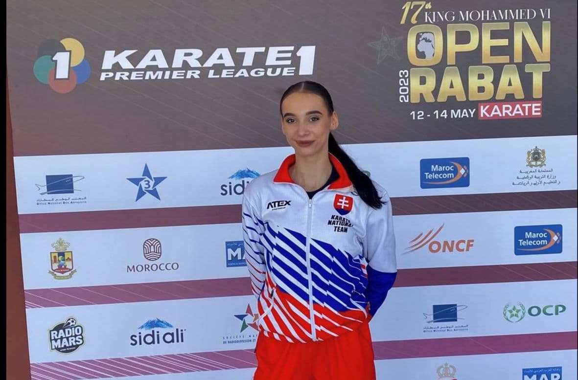 Skvelý úspech dosiahla karatistka Sára Krivdová