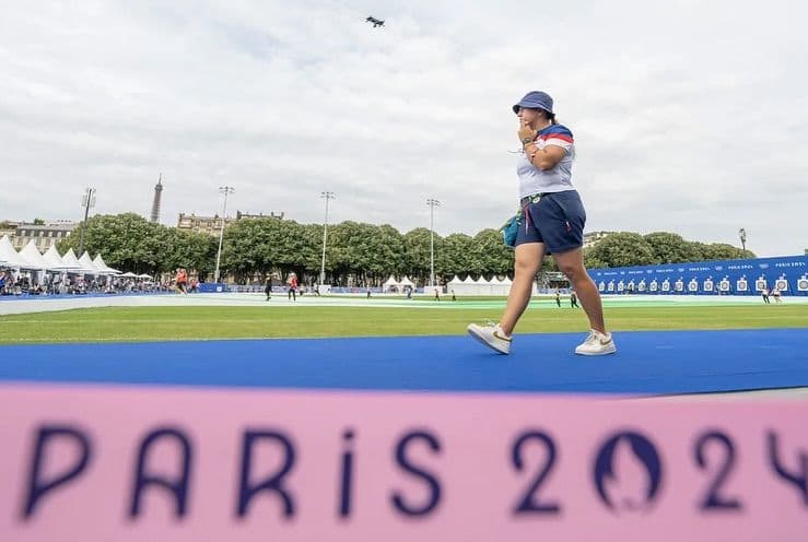 Denisa Baránková - klasifikačné kolo v lukostreľbe na OH 2024 v Paríži