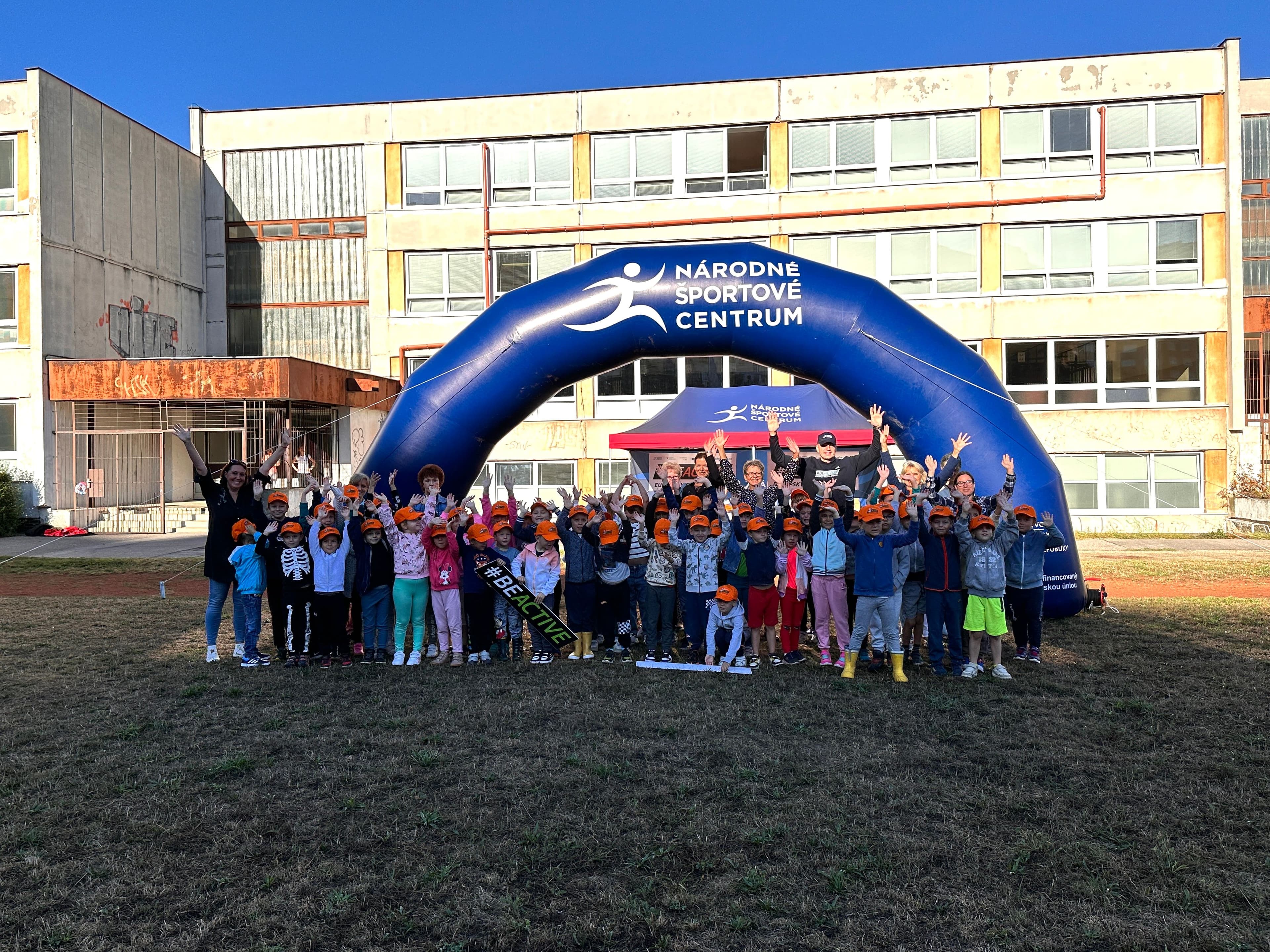 Národné športové centrum slávnostne odštartovalo Európsky týždeň športu na Spojenej škole internátnej!