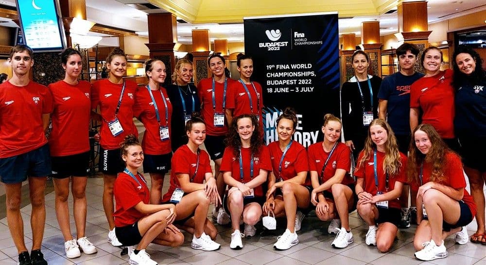 Naša výprava v synchronizovanom plávaní na Majstrovstvách sveta v Budapešti