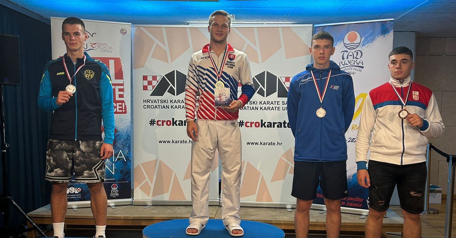 Karate: Lukáš Bohunický so zlatom na Croatian Karate Open 2024