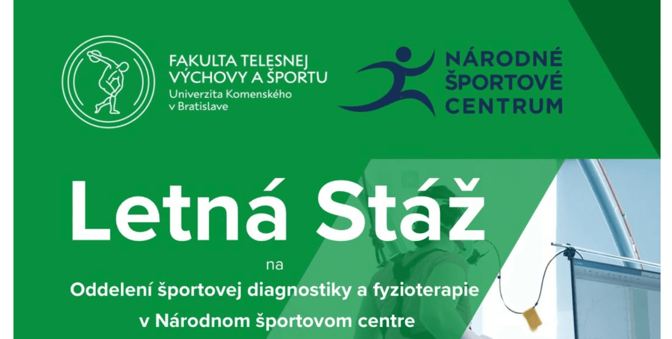 Letná stáž v Národnom športovom centre: Príležitosť získať skúsenosti, ktoré otvárajú dvere do praxe