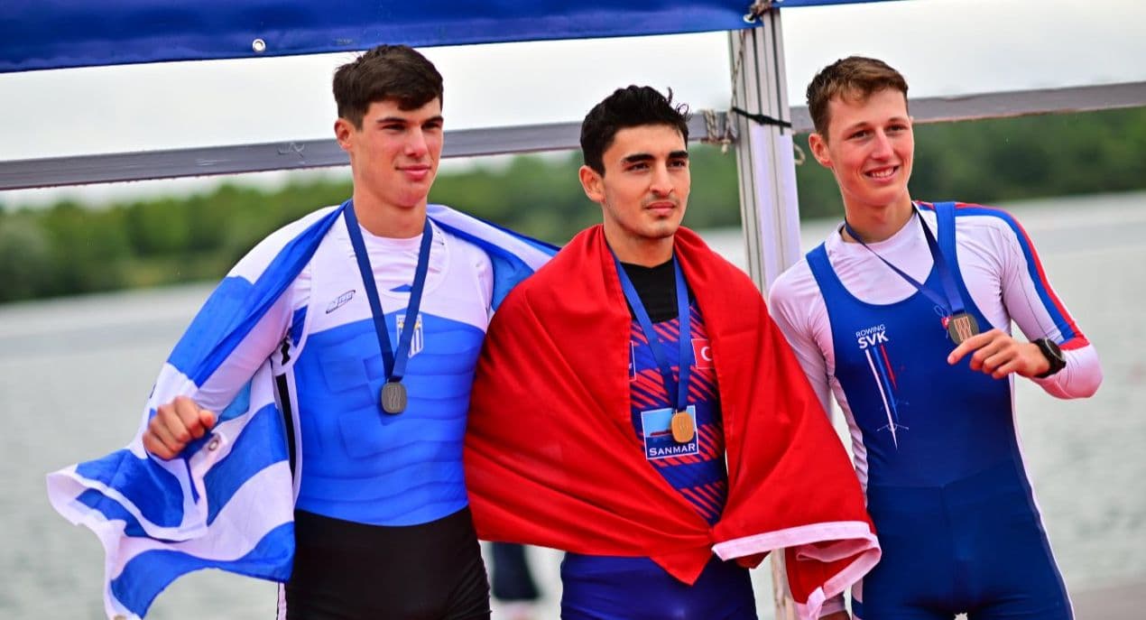 Peter Strečanský získal bronzovú medailu v skife na MSJ U19