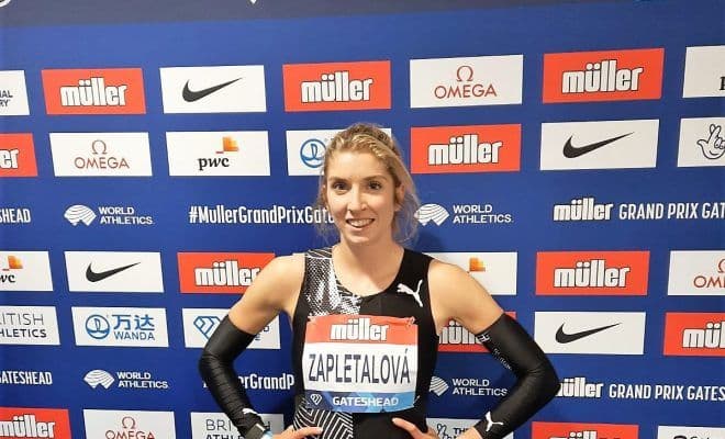 Emma Zapletalová štvrtá na 400 m prekážok na Diamantovej lige v Gatesh