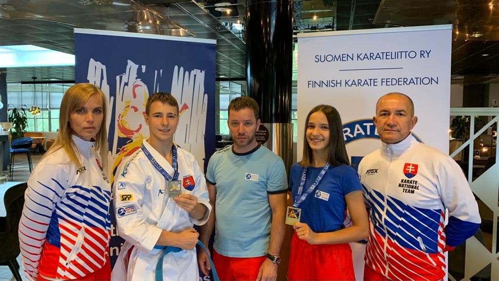 Karatisti NŠC získali zlato a bronz na MEJ v Tampere