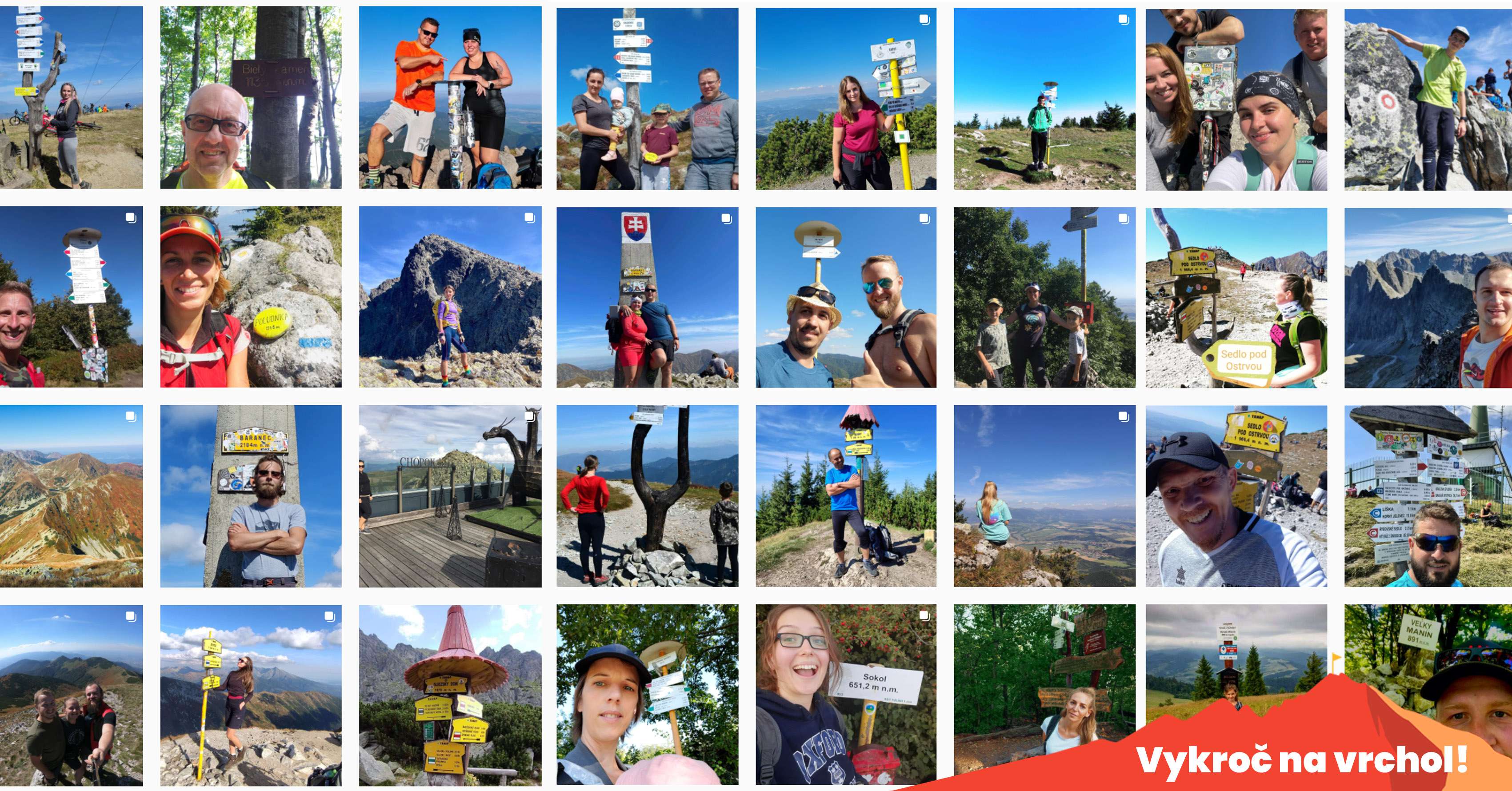 Turistická výzva - Vykroč na vrchol. Slovenské hory sa stali svedkami mnohých úsmevov i žiadosti o ruku