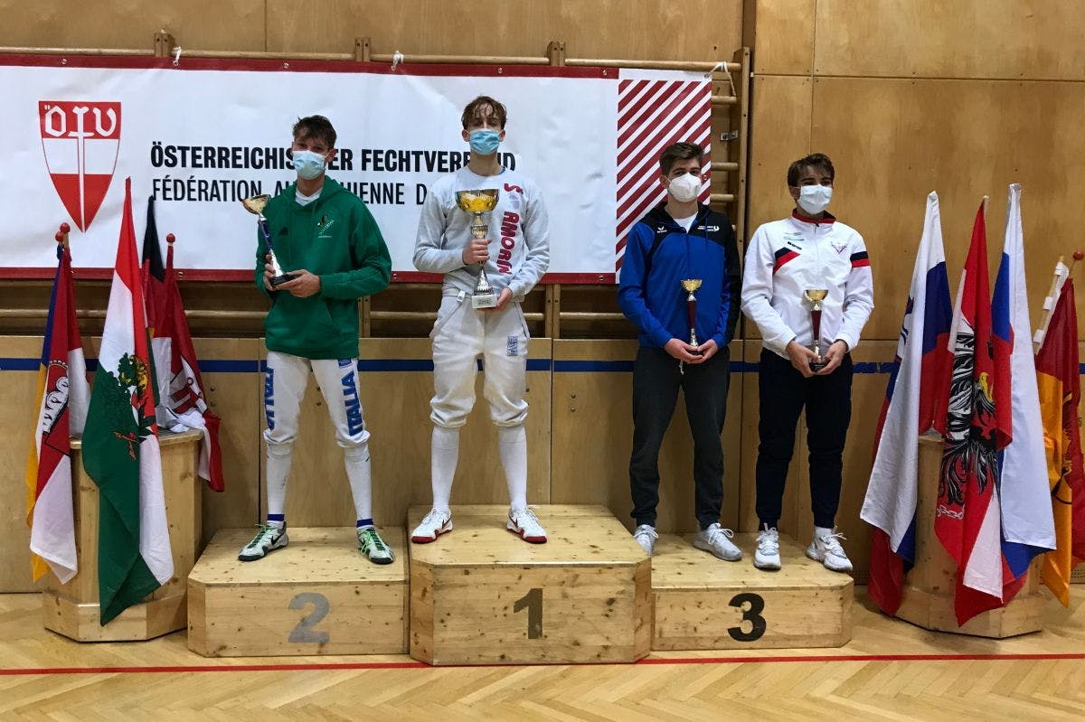 Bendegúz György víťazom na turnaji šermiarov v Grazi