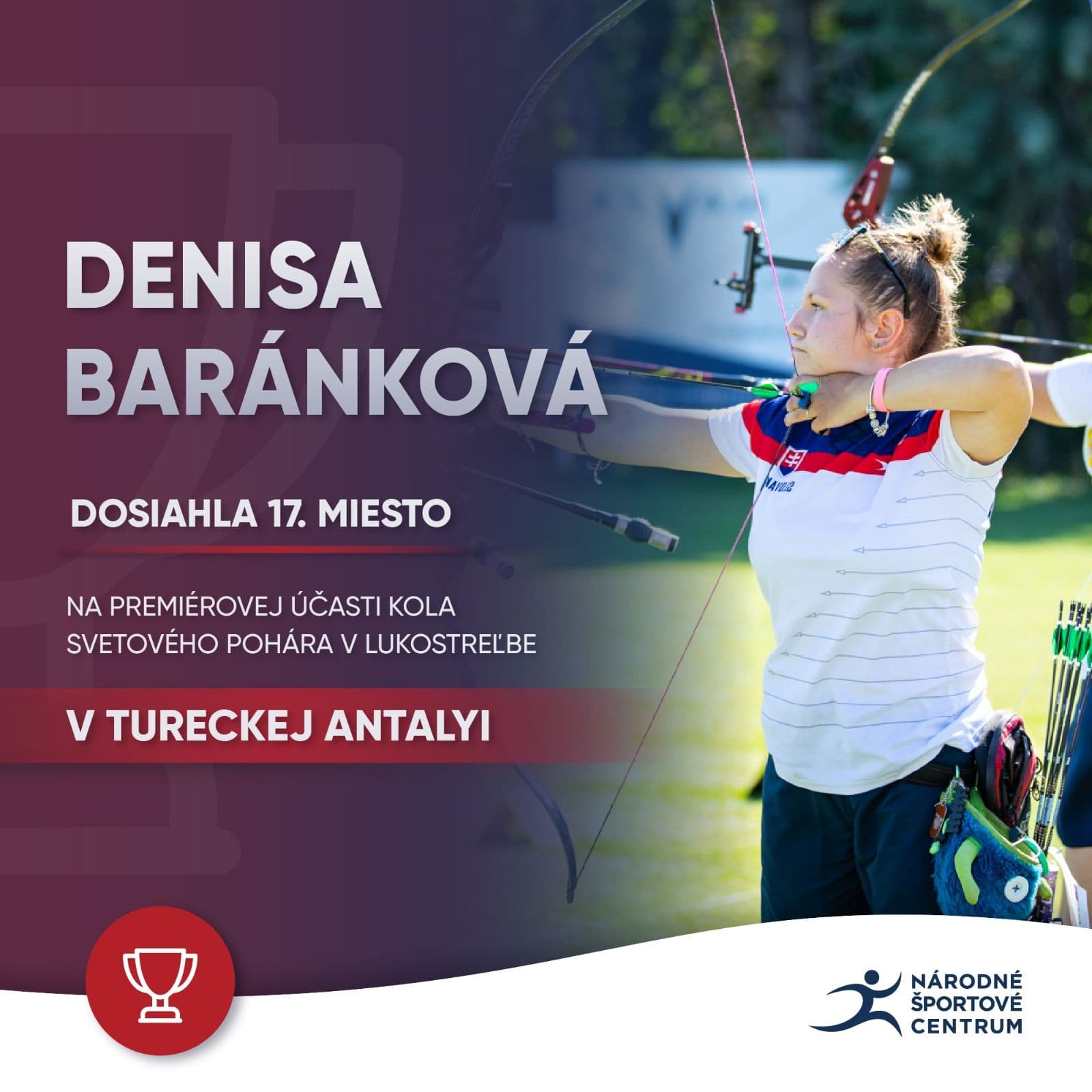 Baránková dosiahla 17. miesto na svetovom pohári v Antalyi