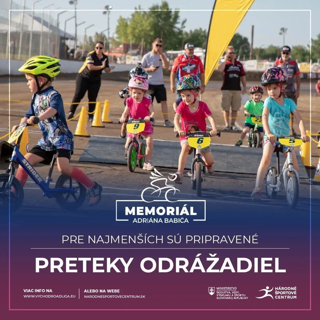 Preteky odrážadiel na Memoriáli Adrána Babiča